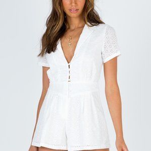 Princess Polly White Romper